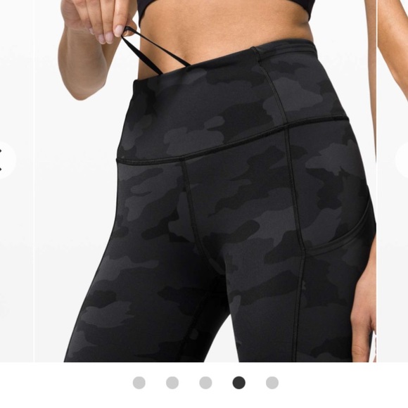 EUC Fast and Free Camo Lululemon Leggings size 4 - Picture 1 of 8